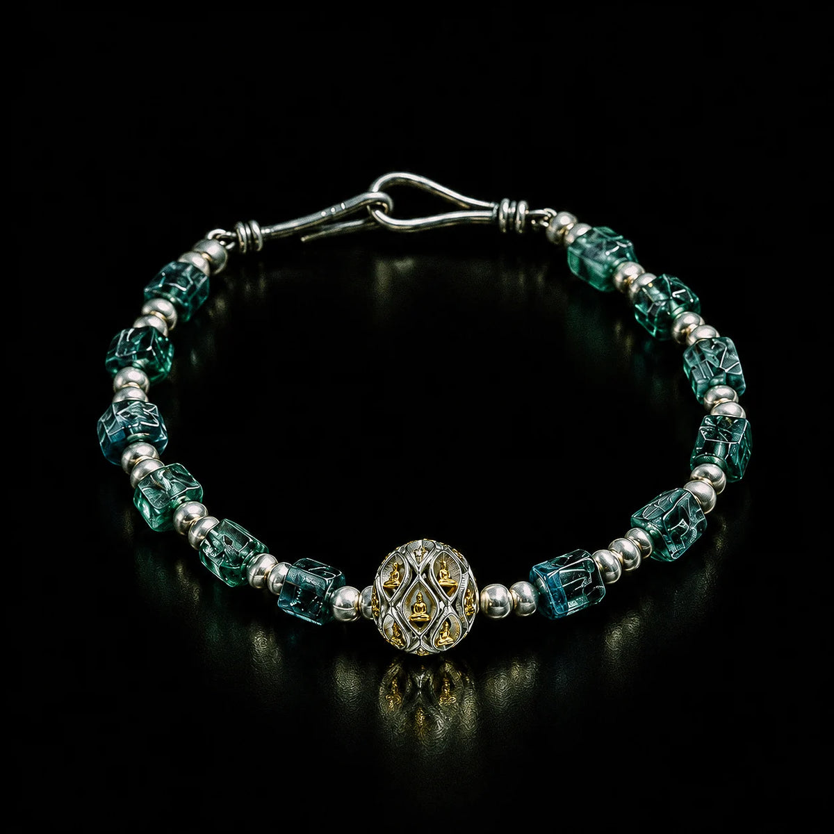 Jade Light Green Tourmaline Bracelet