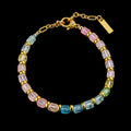 Sugar Prism Pink Tourmaline Bracelet