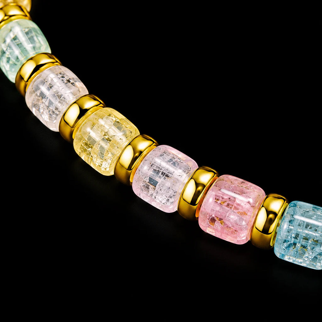 Sugar Prism Pink Tourmaline Bracelet